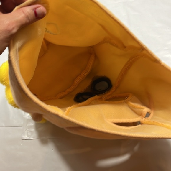 Barney Rubble FACE MASK FLINSTONES Adult size polyester plush COSTUME 1992 vtg - Picture 9 of 11